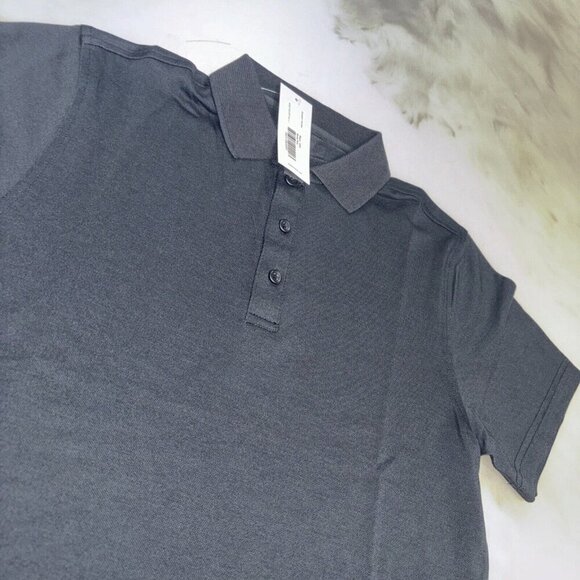 NWT Men’s Outdoor Voices Birdie Polo In Black Size XXS - Picture 2 of 10